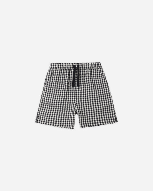 Rylee and Cru Perry Short - Black Check