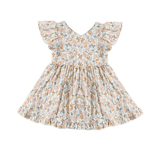 Rylee and Cru Lila Romper - Flower Field