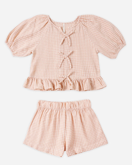 Rylee and Cru Juniper Set - Petal Gingham