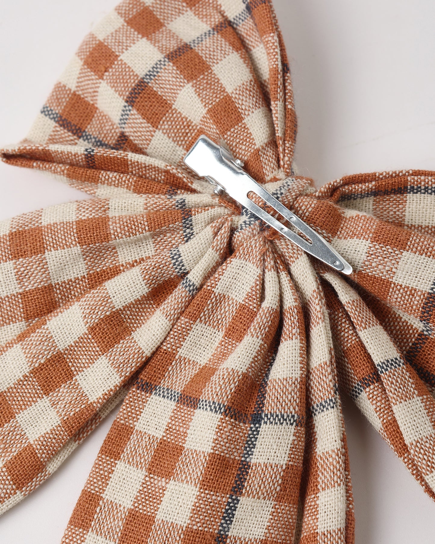 Rylee and Cru Oversized Bow - Poppy Gingham