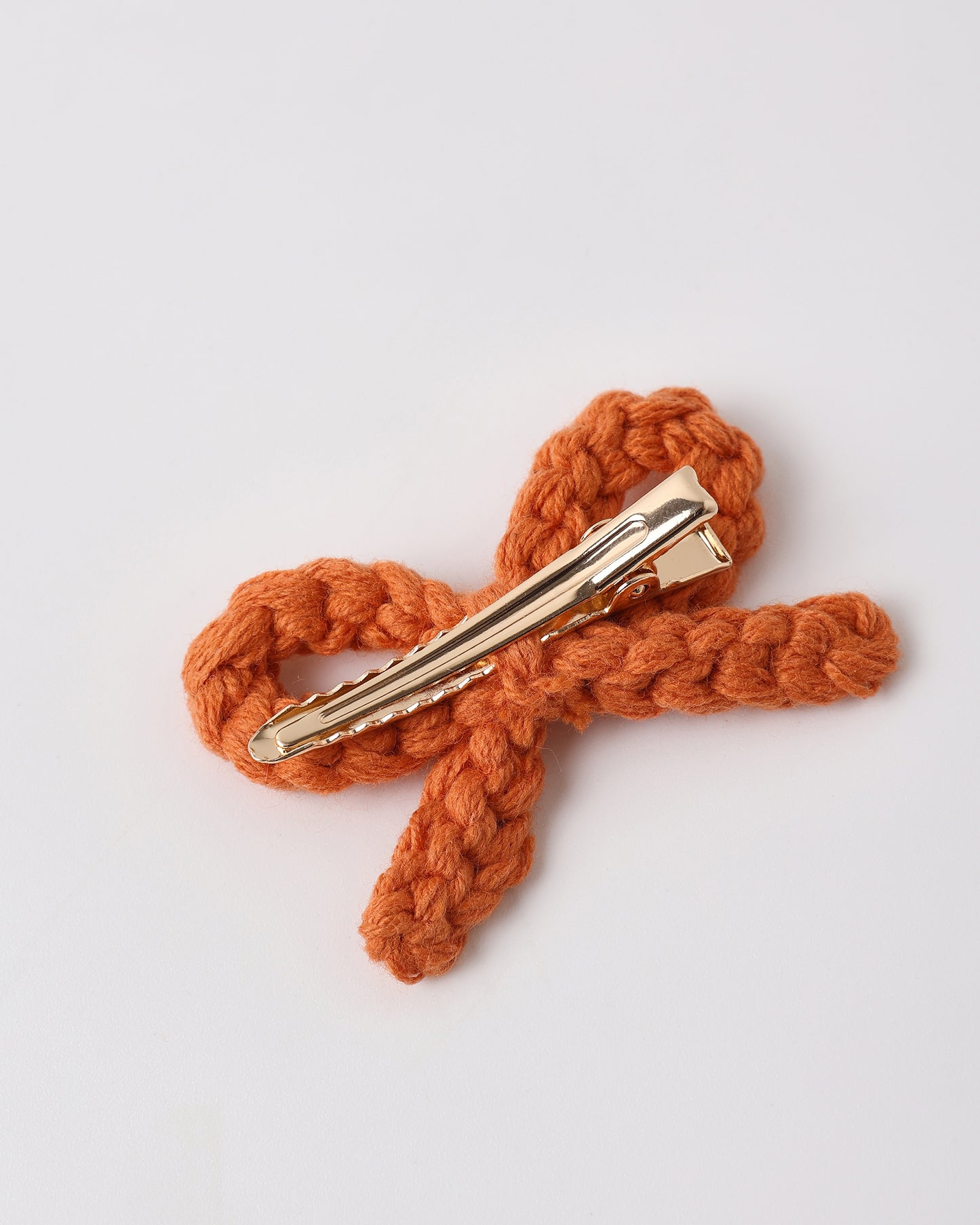 Rylee and Cru Crochet Bow Clips - Poppy