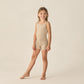Rylee and Cru Malibu Bodysuit - Ocre Check
