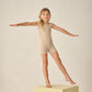 Rylee and Cru Malibu Bodysuit - Ocre Check