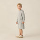 Rylee and Cru Boxing Short - Heathered Grey