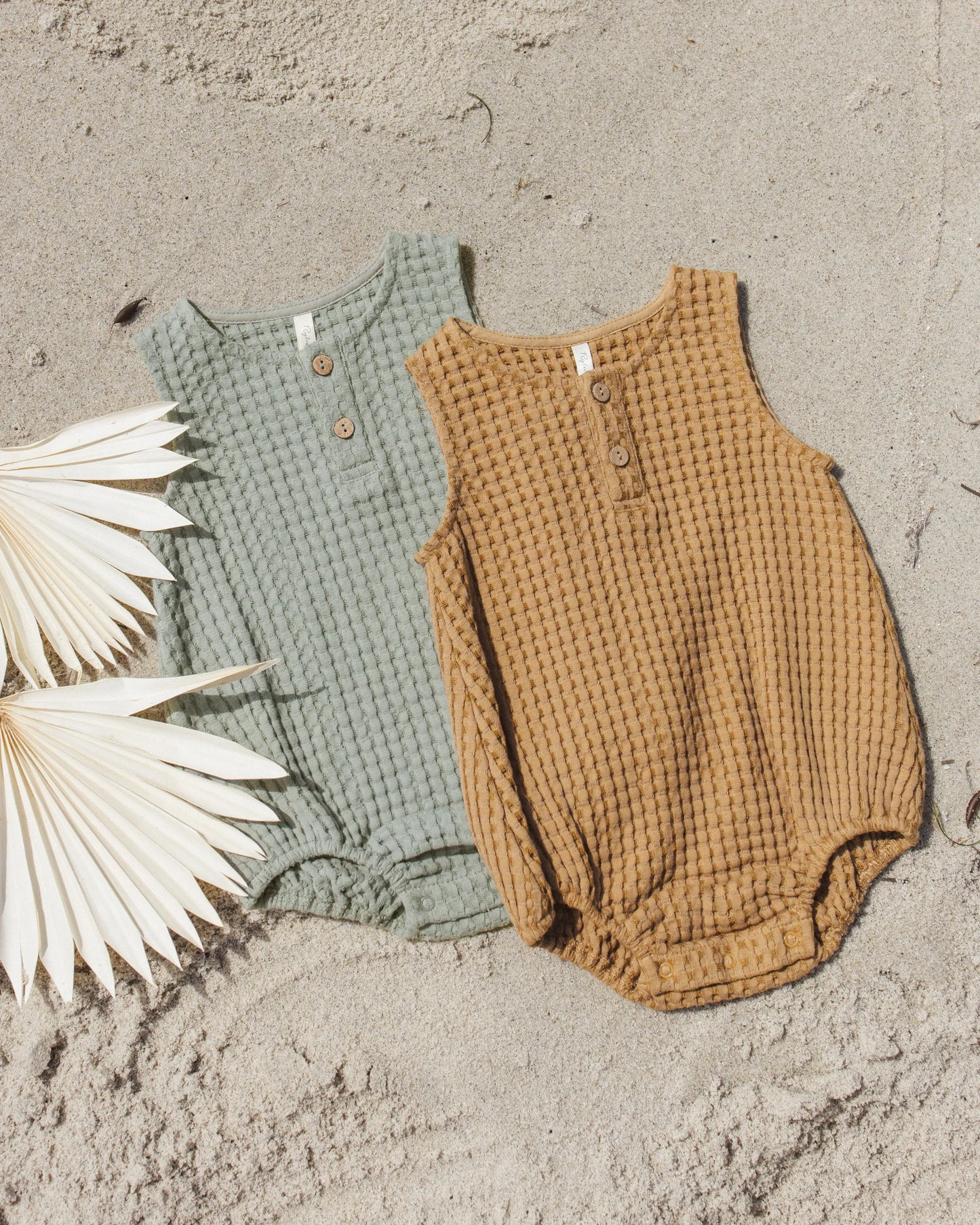Rylee and Cru Beau Romper - Ocre