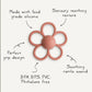 Mushie Daisy Rattle Teether - Soft Lilac