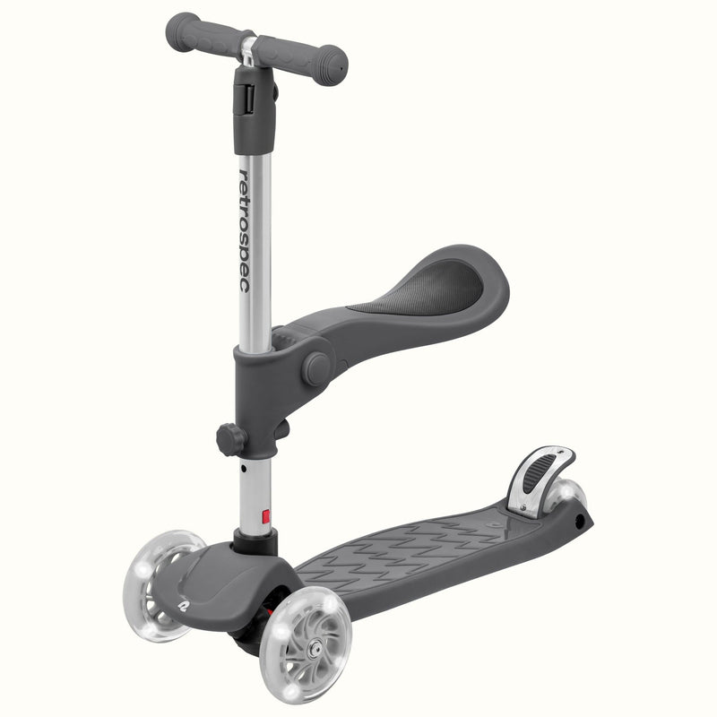 Retrospec Chipmunk Plus Kids' Kick Scooter - Silver
