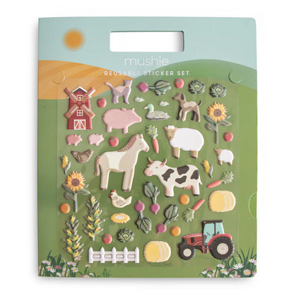 Mushie Reusable Sticker Set