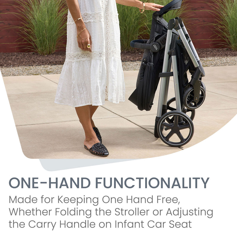Britax Willow Grove SC Travel System - Pindot Onyx