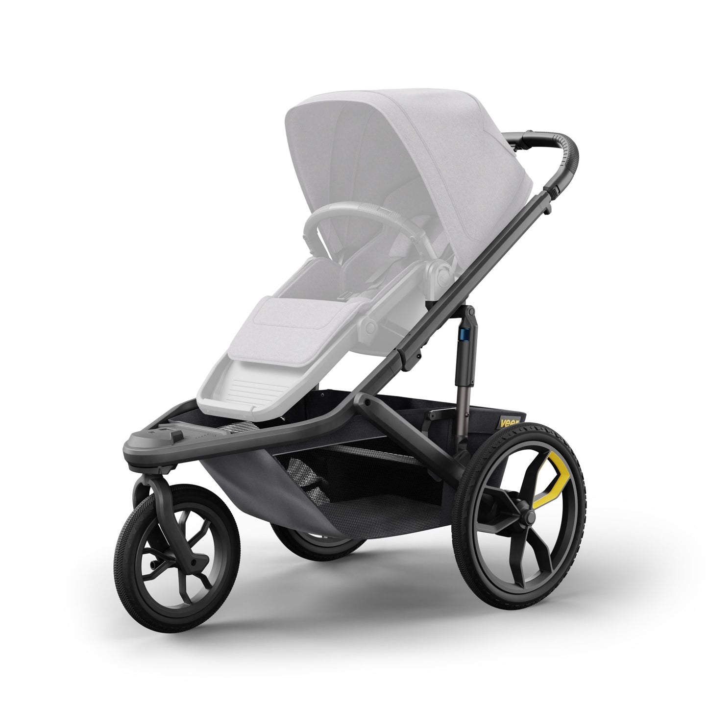 Veer Switch&Jog Luxe Bundle - &Jog Jogging Frame / Switchback Seat Luxe - Gray Granite