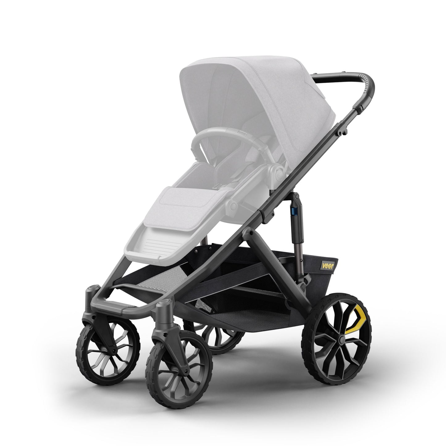 Veer Switch&Roll Luxe Bundle - &Roll Stroller Frame / Switchback Seat Luxe - Gray Granite