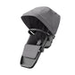 Veer Switch&Roll Leather Kit Luxe Bundle - &Roll Stroller Frame / Switchback Seat Luxe / Genuine Napa Leather Grips for Handle and Armbar - Saddle - Gray Granite