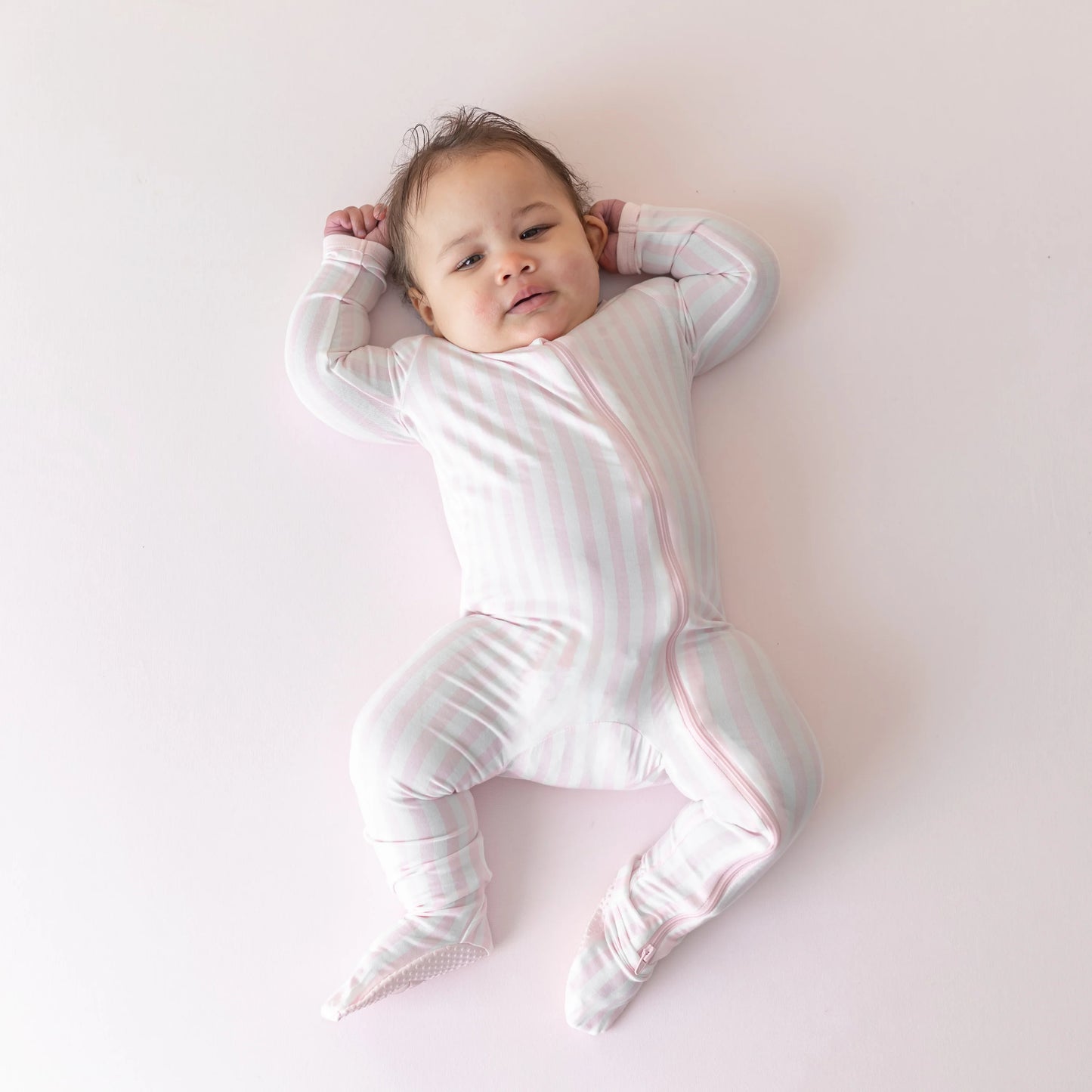 Kyte Baby Printed Zippered Footie - Small Sakura
