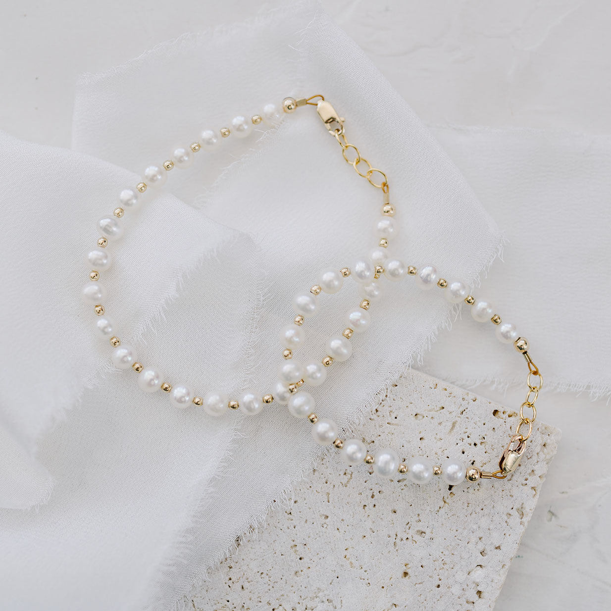 Joyful Bead Company Fancy Pearl Bracelet
