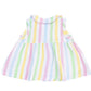 Angel Dear The Jill- Peter Pan Button Front Dress W/ Ric Rac Trim And Dc - Ric Rac Stripe