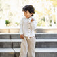 Burts Bees Button Down Boy Shirt & Pants Set