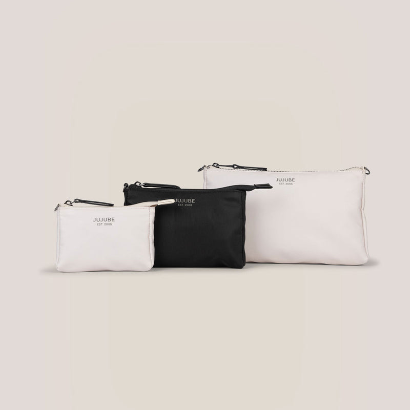 JuJuBe 3-Piece Pouch Set - Witney Carson - Cloud