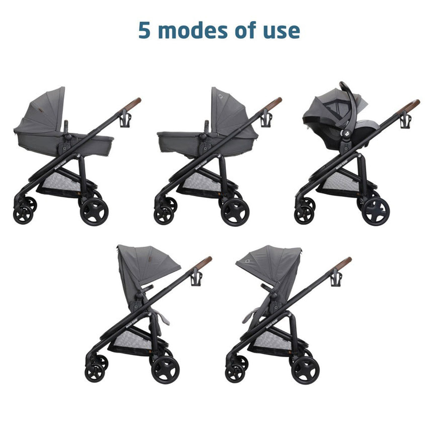 Maxi-Cosi Tayla Max 5-in-1 Travel System - Urban Wonder