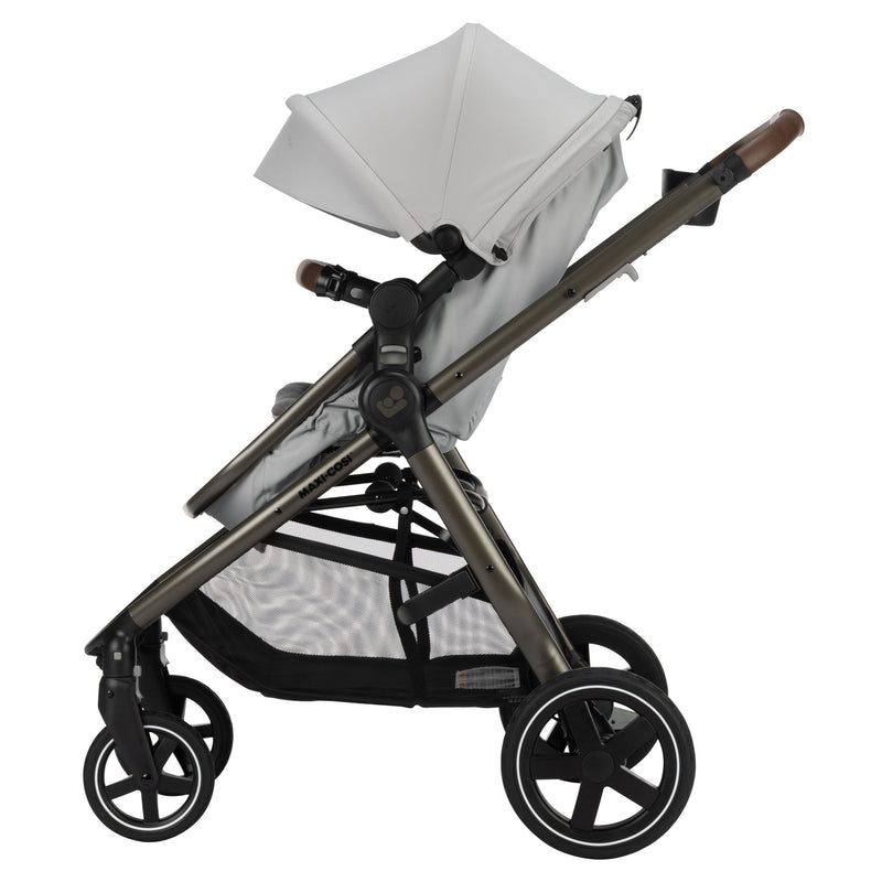 Maxi-Cosi Zelia2 Luxe+ 5-in-1 Travel System with Mico Luxe+ - Arctic Frost