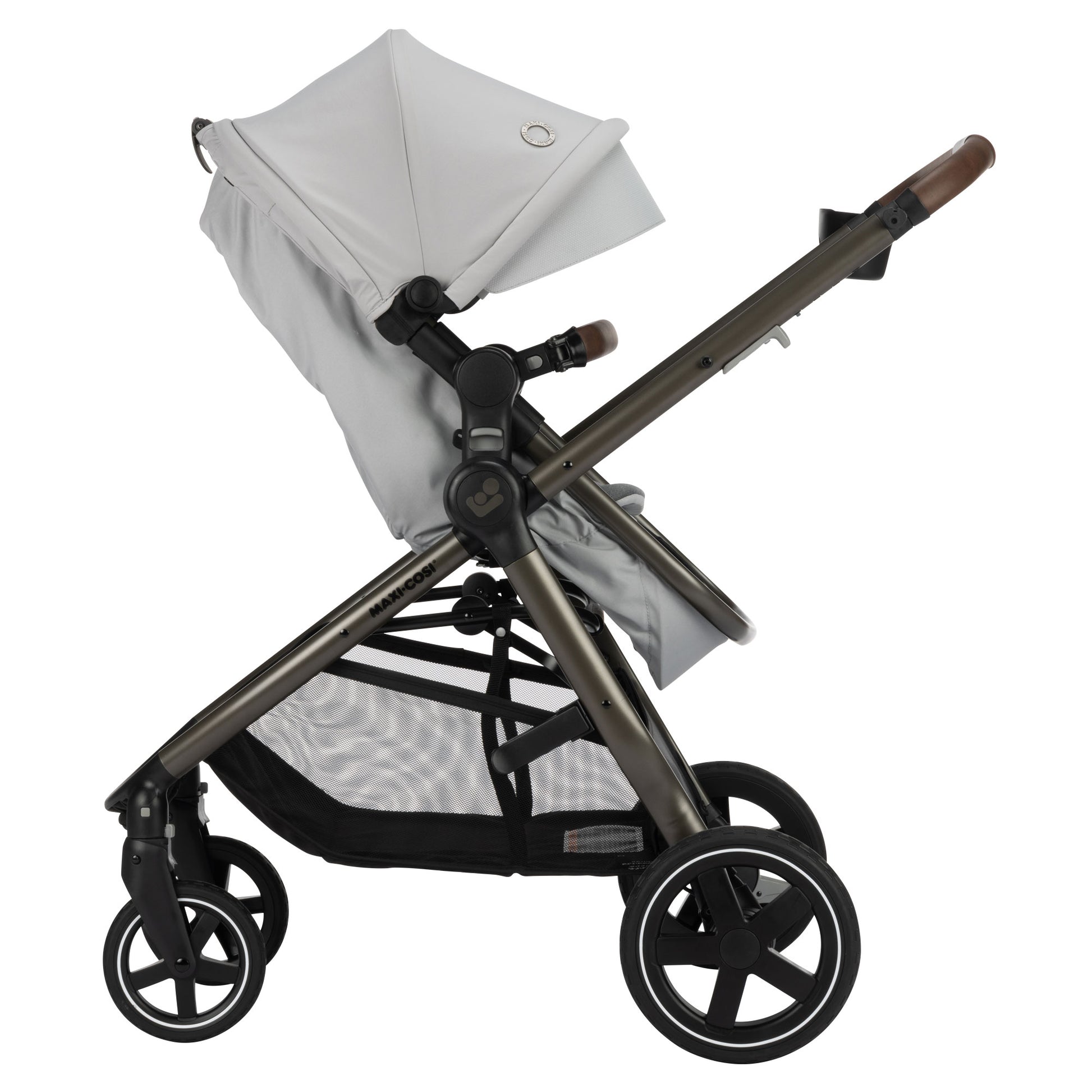Maxi-Cosi Zelia2 Luxe+ 5-in-1 Travel System with Mico Luxe+ - Arctic Frost