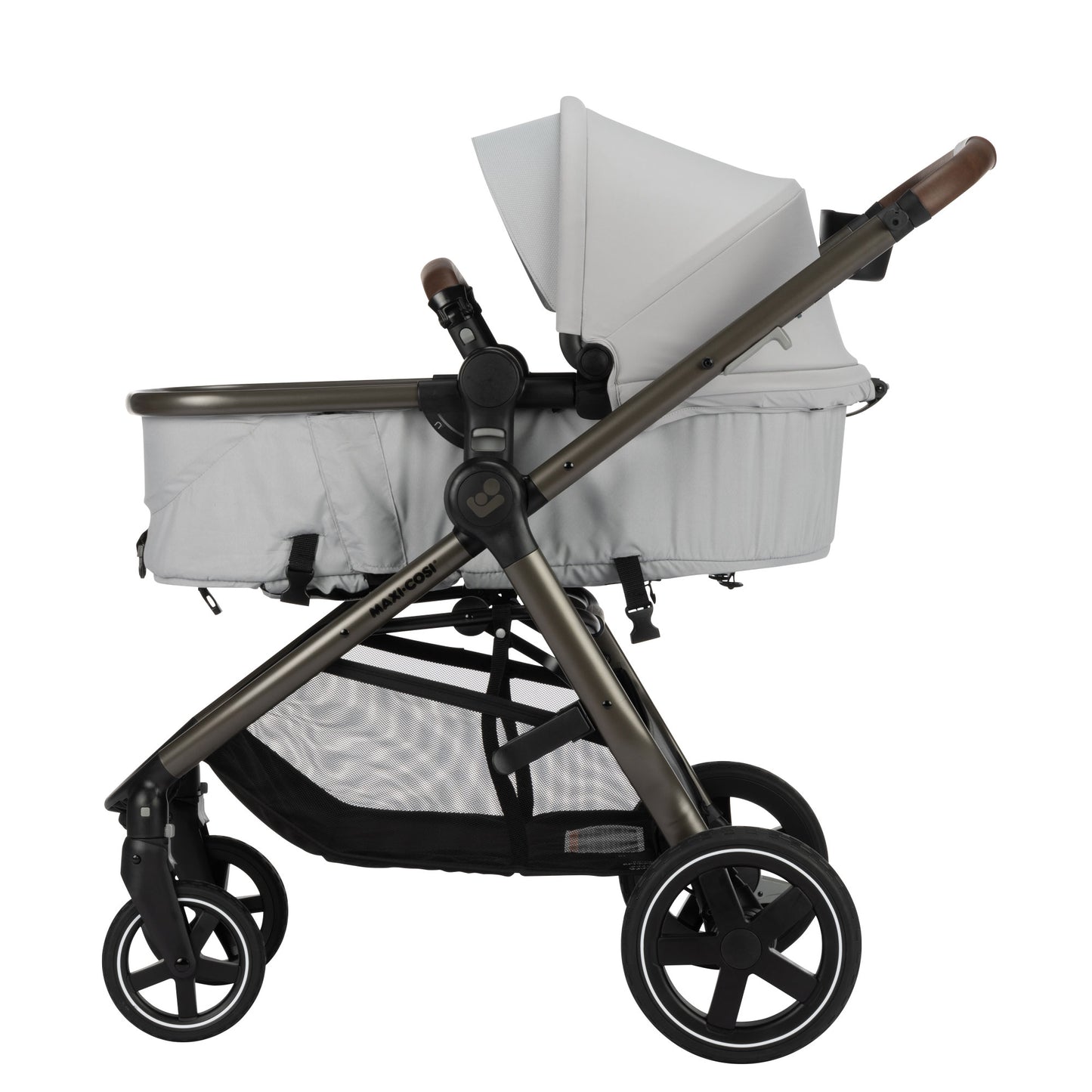 Maxi-Cosi Zelia2 Luxe+ 5-in-1 Travel System with Mico Luxe+ - Arctic Frost