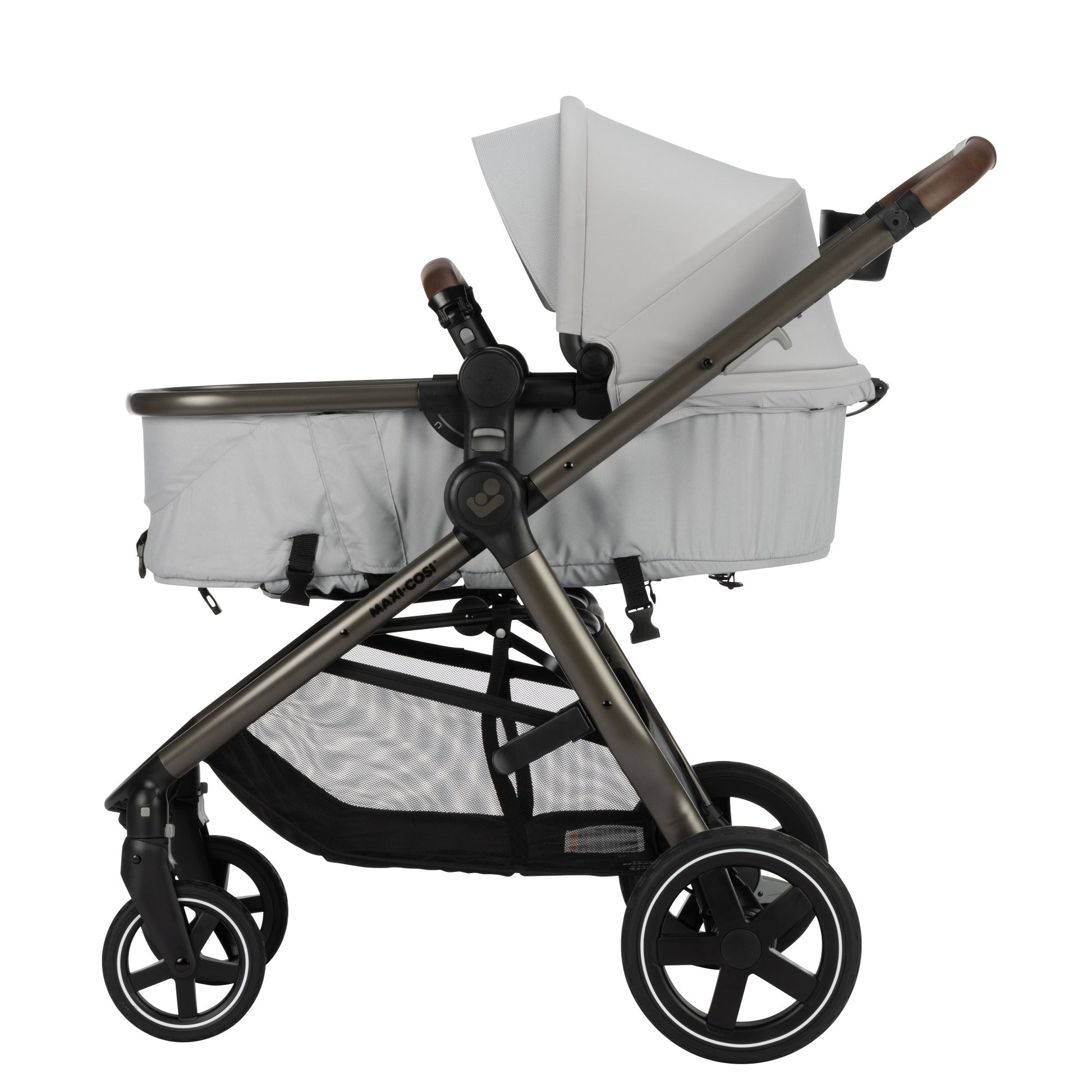 Maxi-Cosi Zelia2 Luxe+ 5-in-1 Travel System with Mico Luxe+ - Arctic Frost