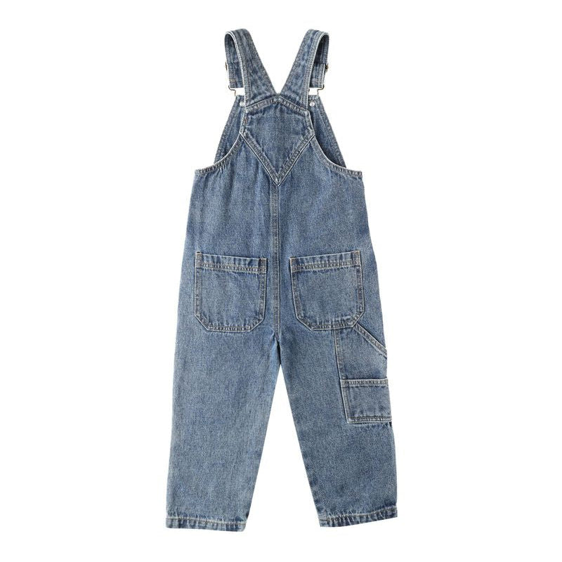 Rylee and Cru Utility Overall - Indigo Denim