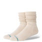 Stance Women's Icon Slouch Crew Socks - Oatmeal