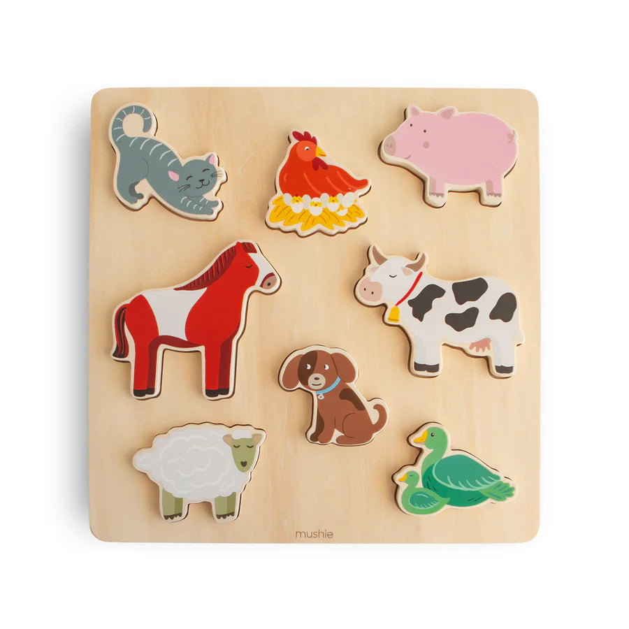 Mushie Wooden Puzzle