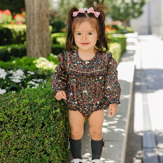 Mebie Baby Midnight Meadow Romper