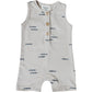 Mebie Baby Short Romper - Fish