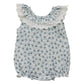 Mebie Baby Blue Blossom Bubble Romper