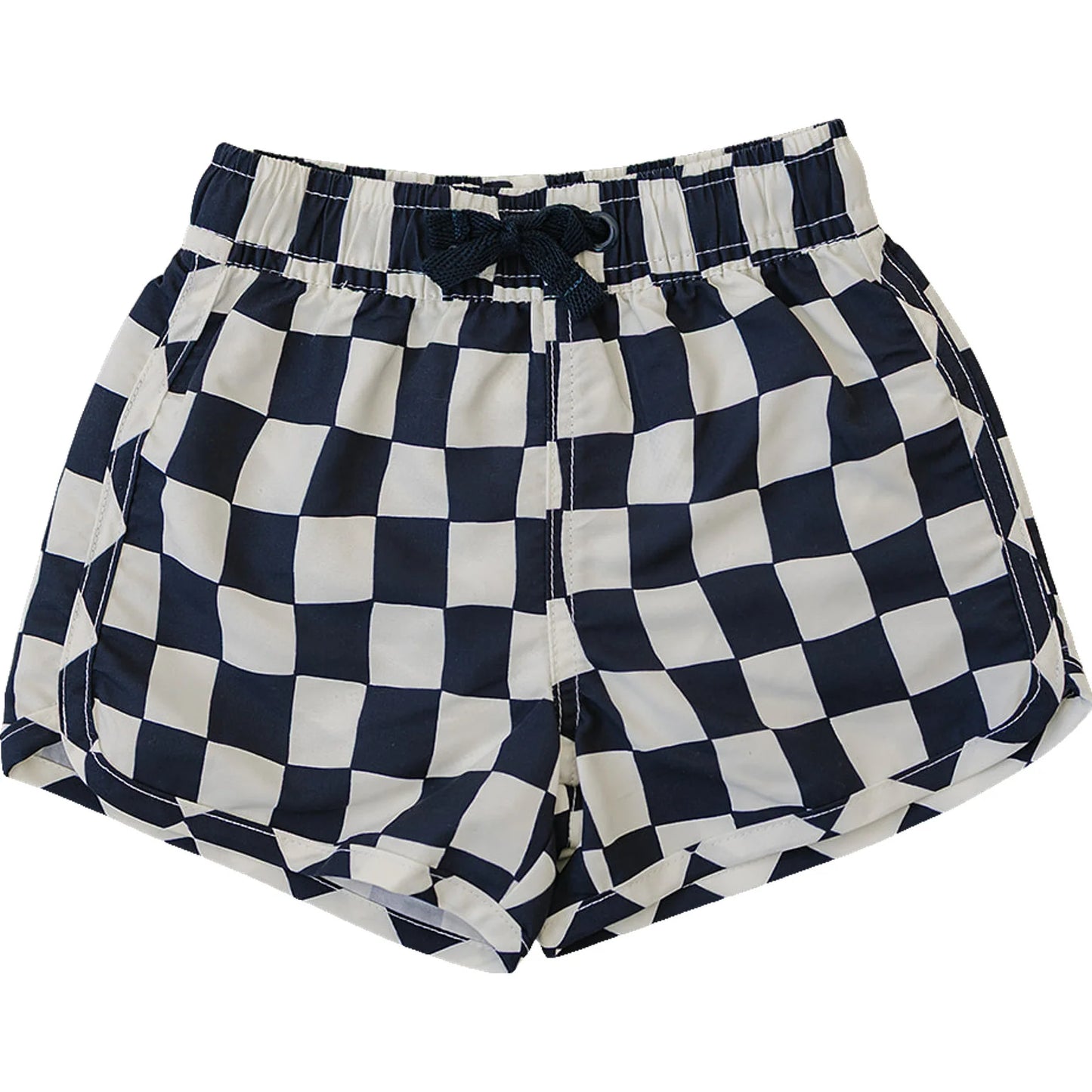 Mebie Baby Swim Shorts - Wavy Checkered