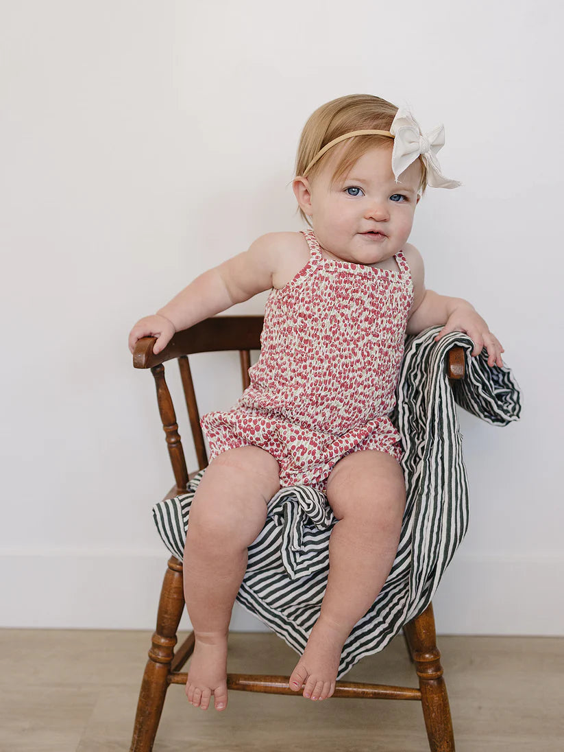 Mebie Baby Ruched Tulip Bloomer Set