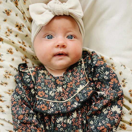 Mebie Baby Midnight Meadow Romper