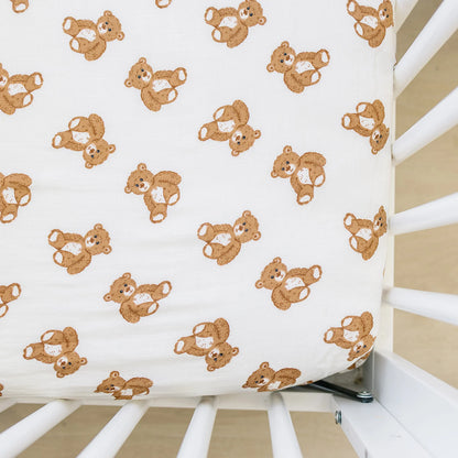 Mebie Baby Muslin Crib Sheet