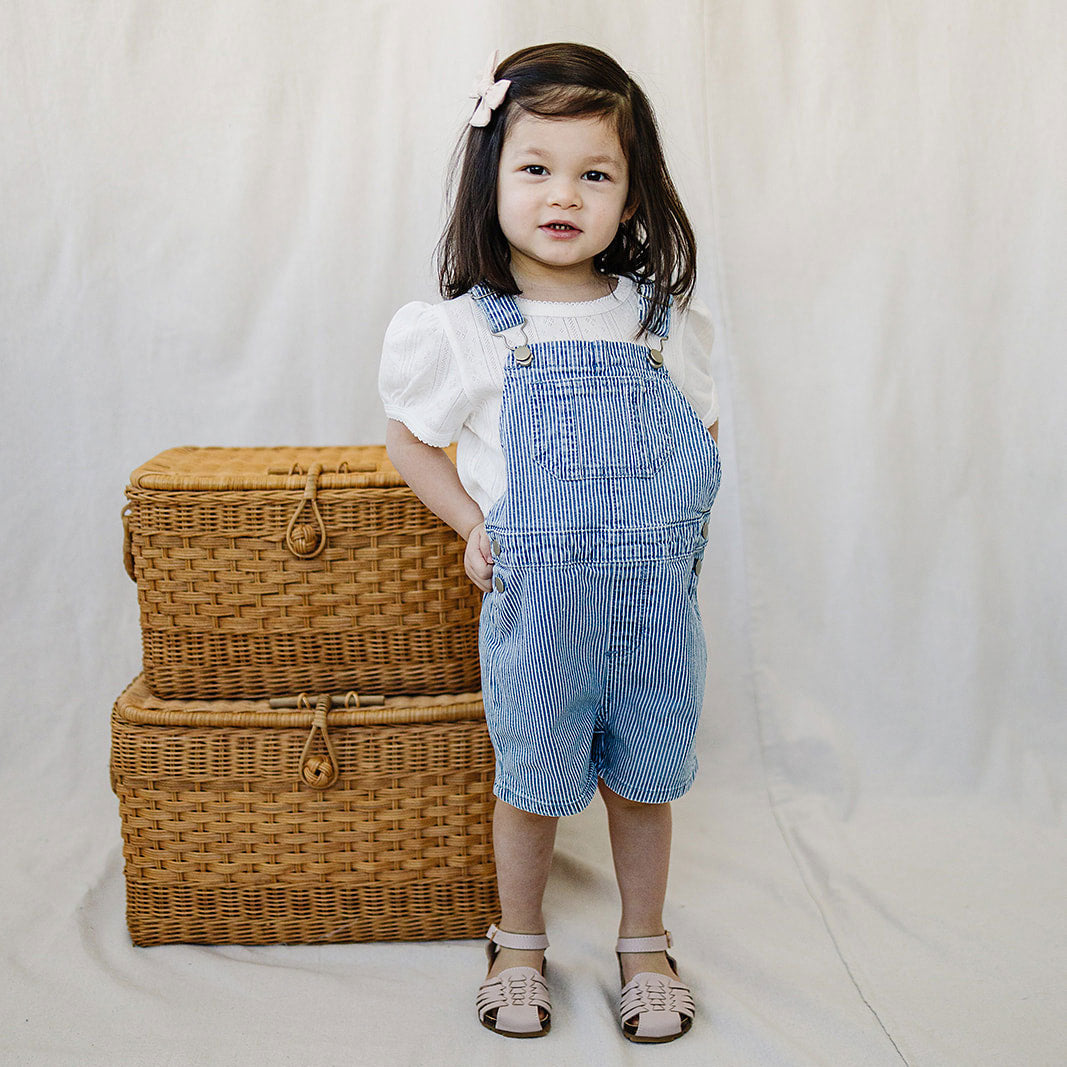 Mebie Baby White Pointelle Tee