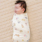 Mebie Baby Easter Ribbed Bamboo Stretch Swaddle