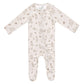 Copper Pearl Zip up Footie - Dylan