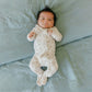 Copper Pearl Zip up Footie - Dylan