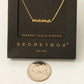 Fame Secret Box Dipped Dainty Mama Pendant Necklace - 16.5" + 2"