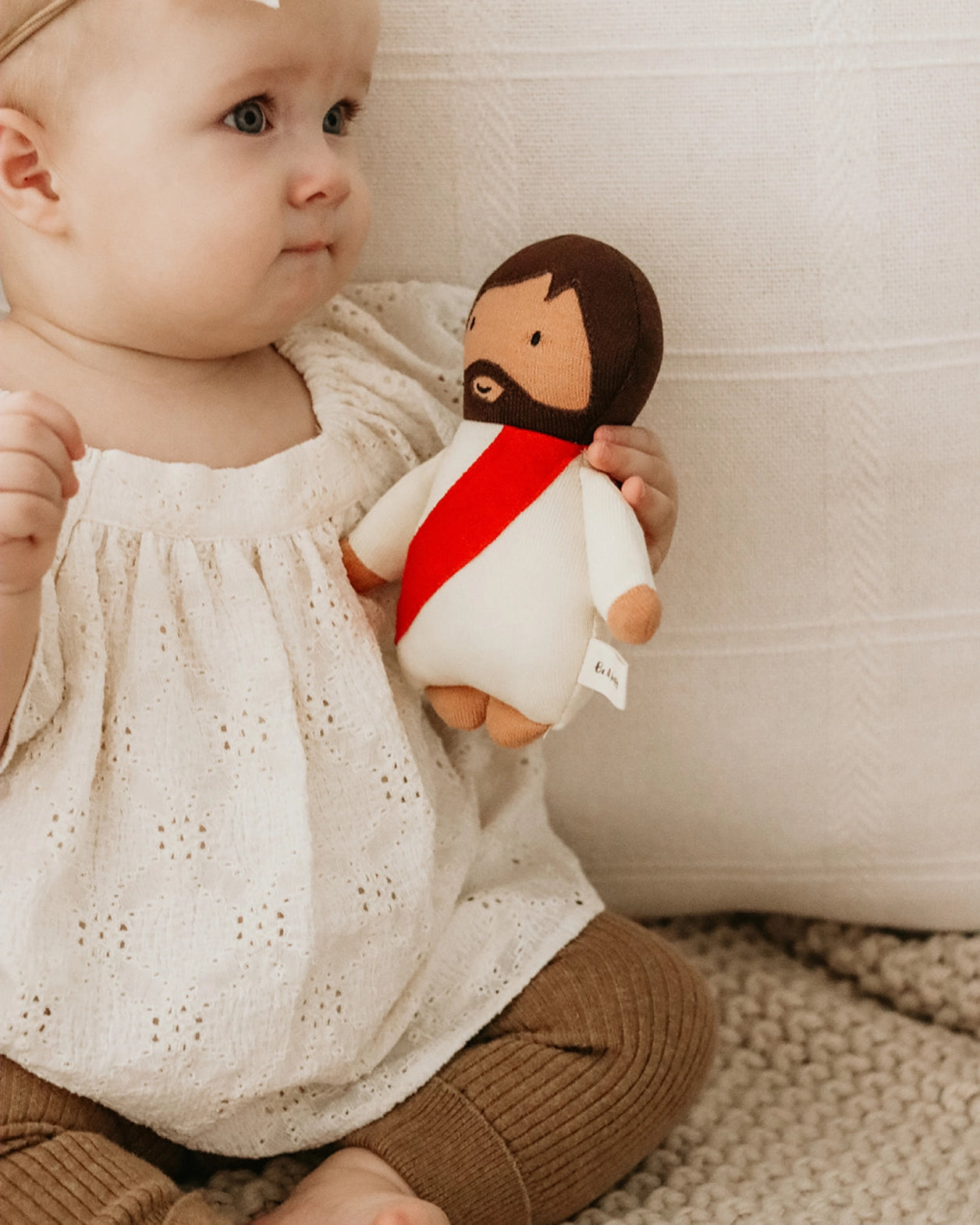 Be A Heart Jesus Plush Rattle Doll