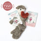 Slumberkins Plush Snuggler Set - with 2 books!