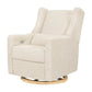 Babyletto Kiwi Glider Recliner with Electronic Control and USB - Almond Teddy Loop
