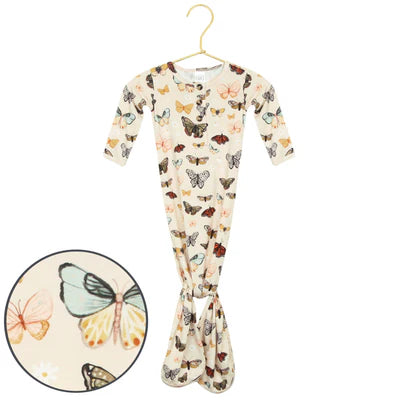 Lou Lou and Company Preemie Knotted Gown - Amelia