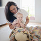 Mushie Muslin Swaddles - Retro Check