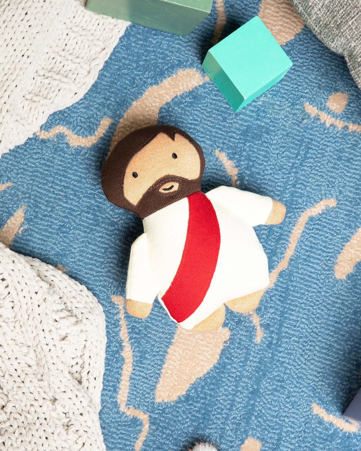 Be A Heart Jesus Plush Rattle Doll
