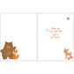 Gina B Designs Birthday Greeting Card - First Birthday Forest