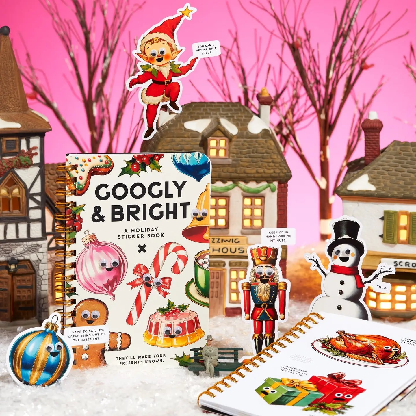 Chronicle Books Googly and Bright Holiday Sticker Book
