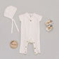 Miriia The Jackson Baptism Christening White Cotton Knit Boy Outfit
